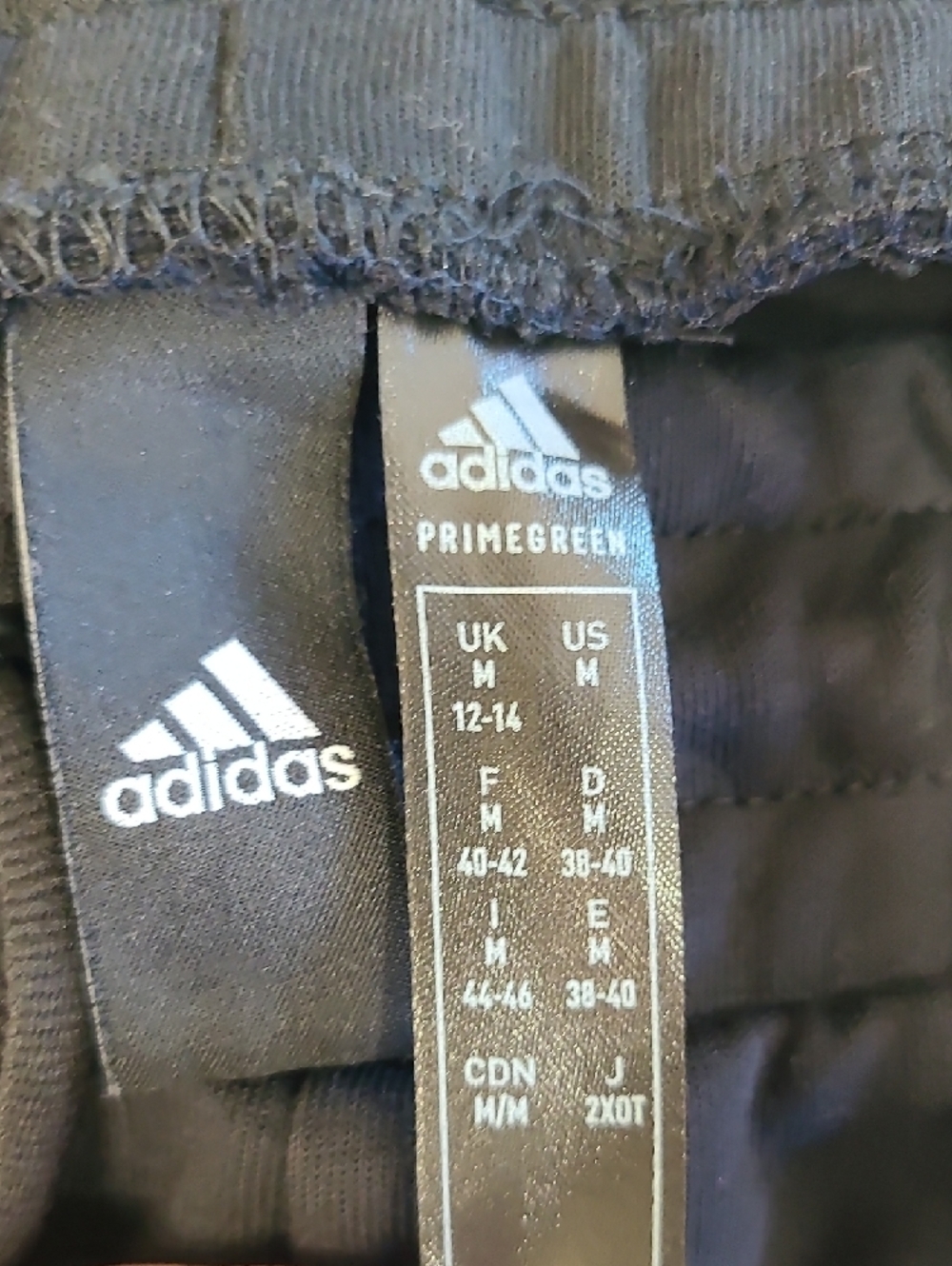 Adidas Black and White Track Pants with Logo Tag NWOT - Picture 7 of 8